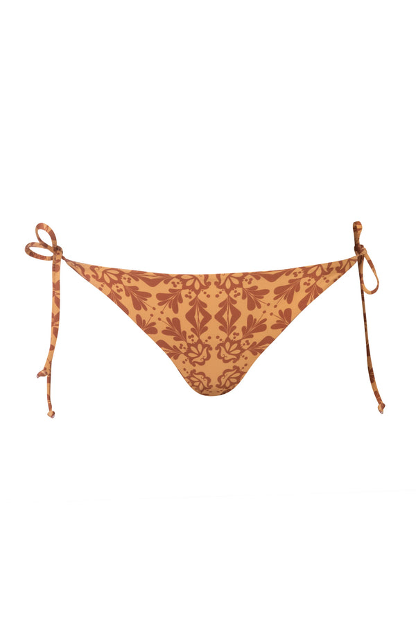 Brazil Bottom / Mustard Arabesque - Brown